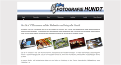 Desktop Screenshot of fotografie-hundt.de